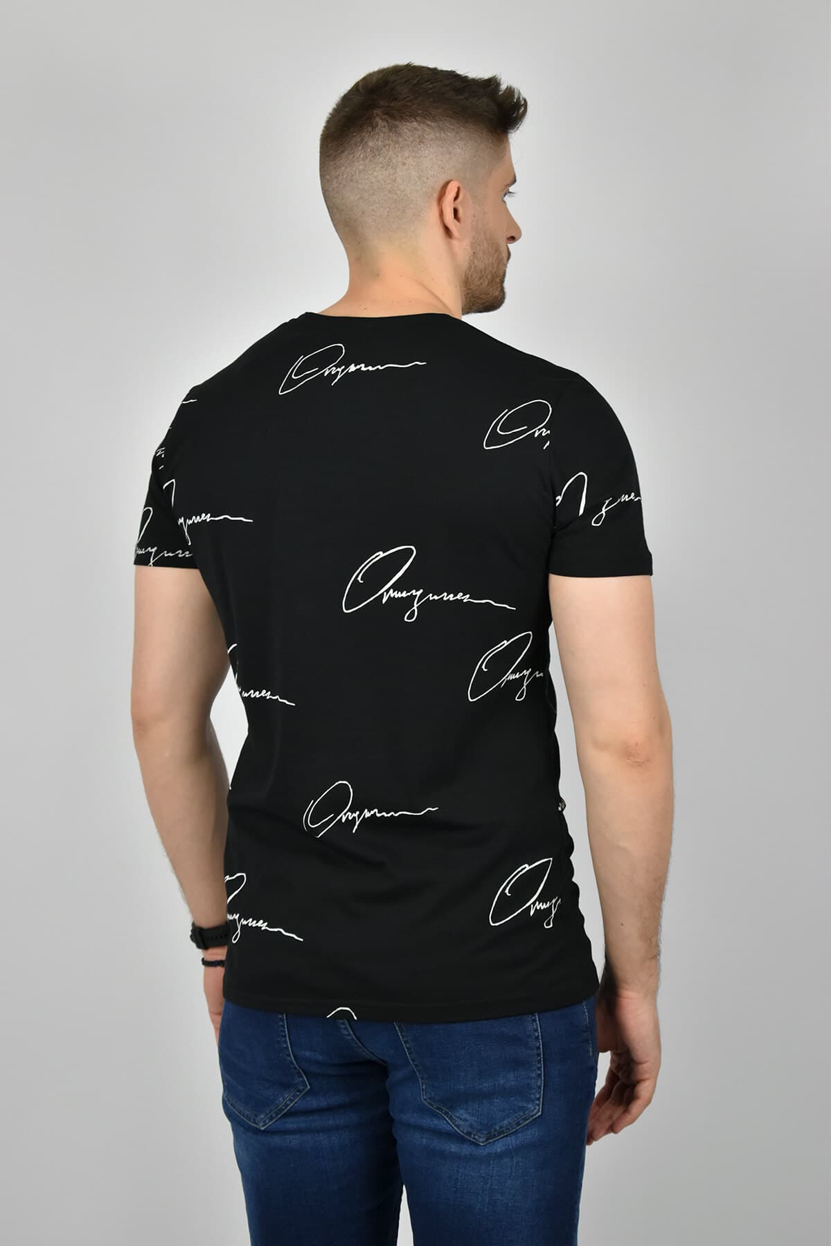 Clever T-Shirt Με Τύπωμα Σε όλη Τη Μπλούζα