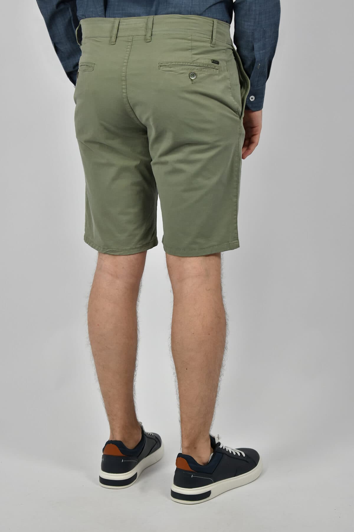 LCDN Βερμούδα Chinos Bari Confort - Πράσινο - Francis 34VF