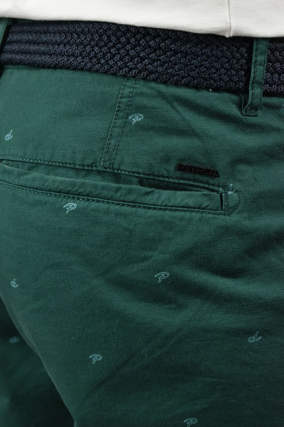 Petrol Industries Σορτς Chinos Με Μικροσχέδιο