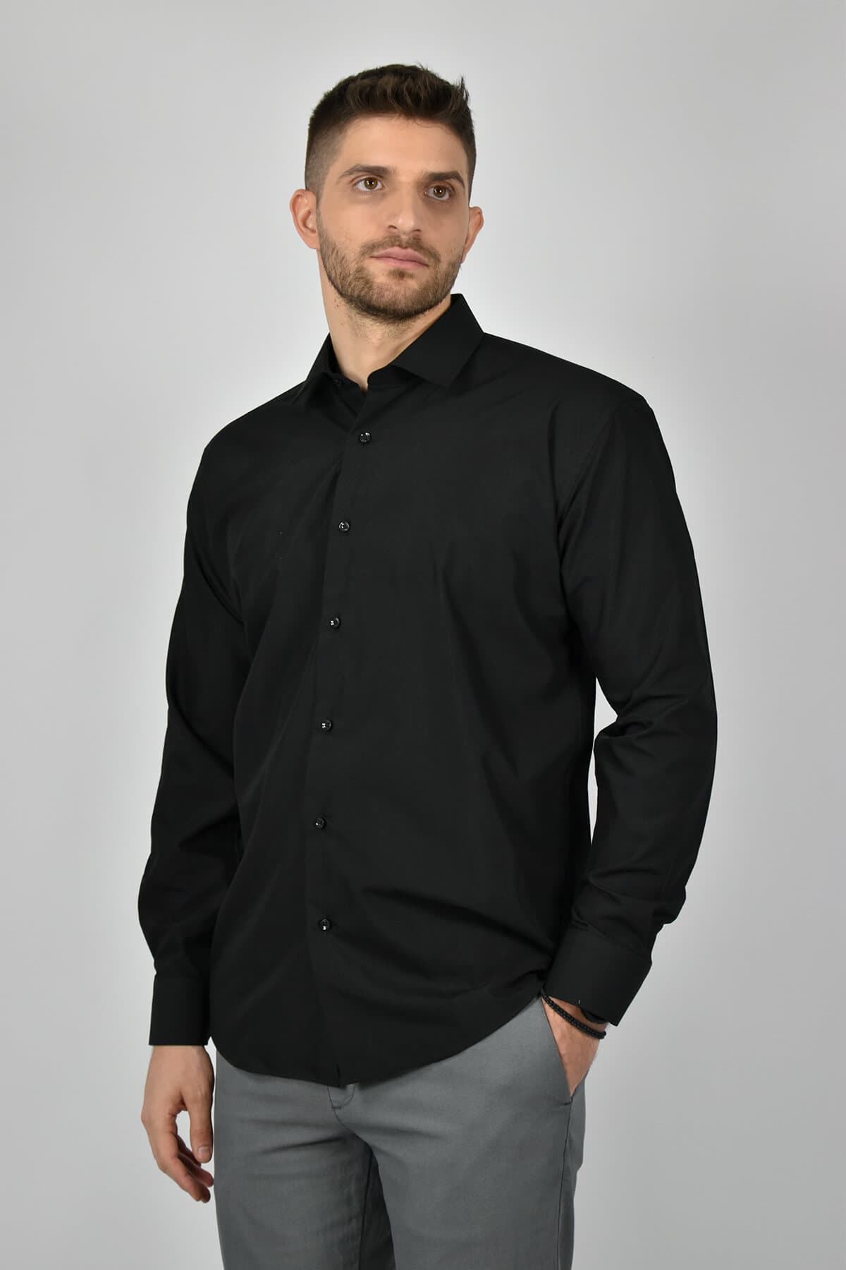 Men's Shirts Leonardo Uomo Blue