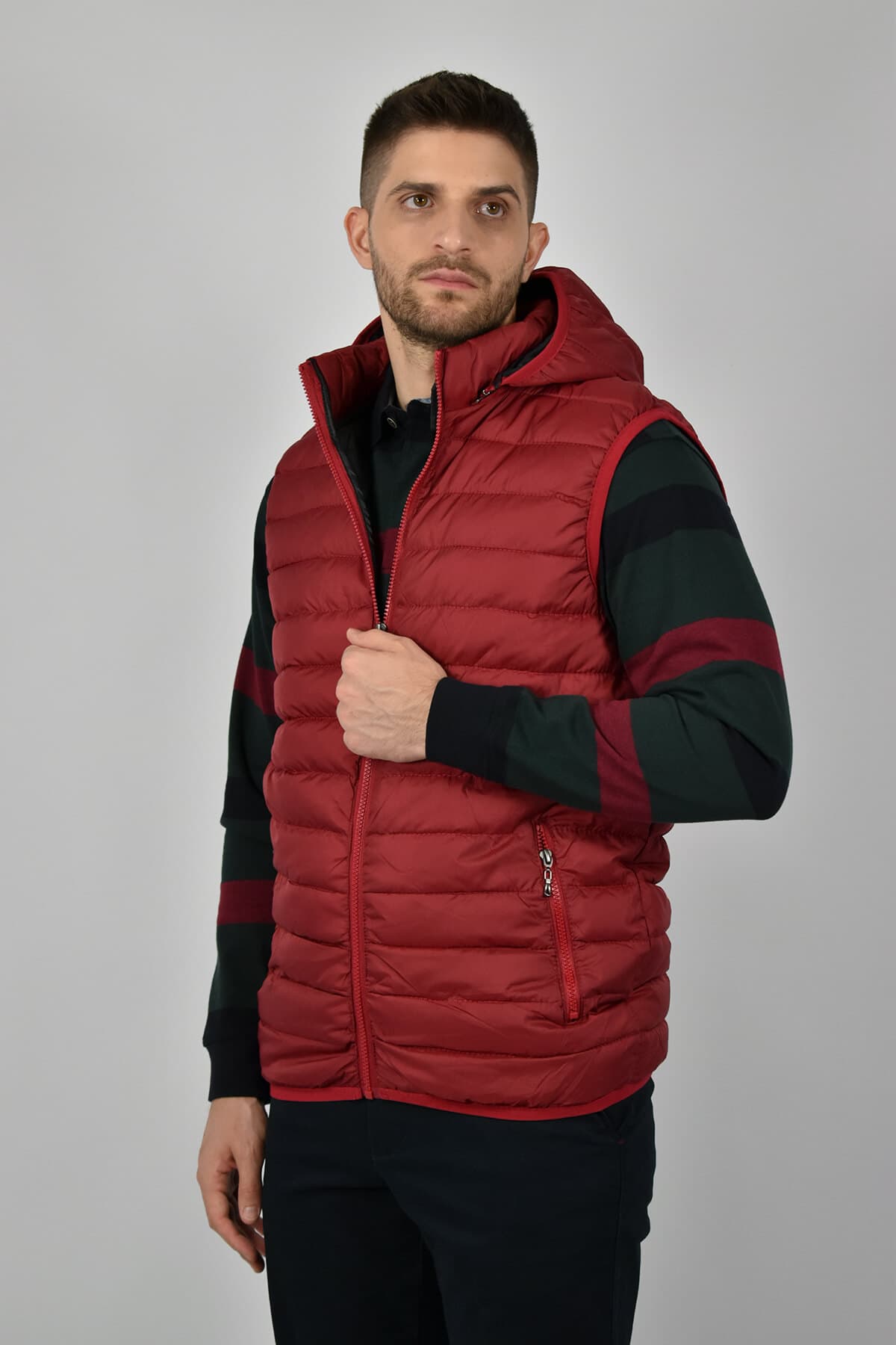 Men's Vests Urbane Fashion Red
