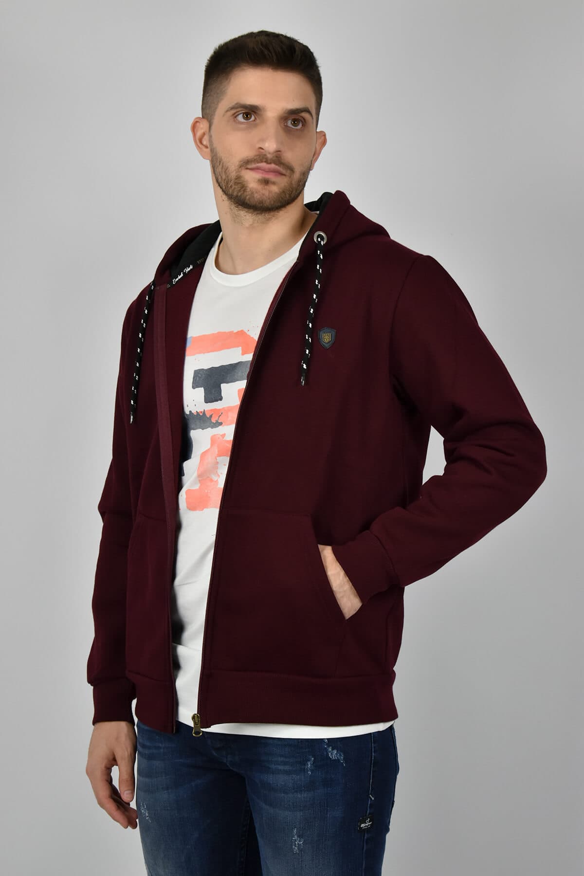 Men's Hoodies & Sweatshirts Everbest Red
