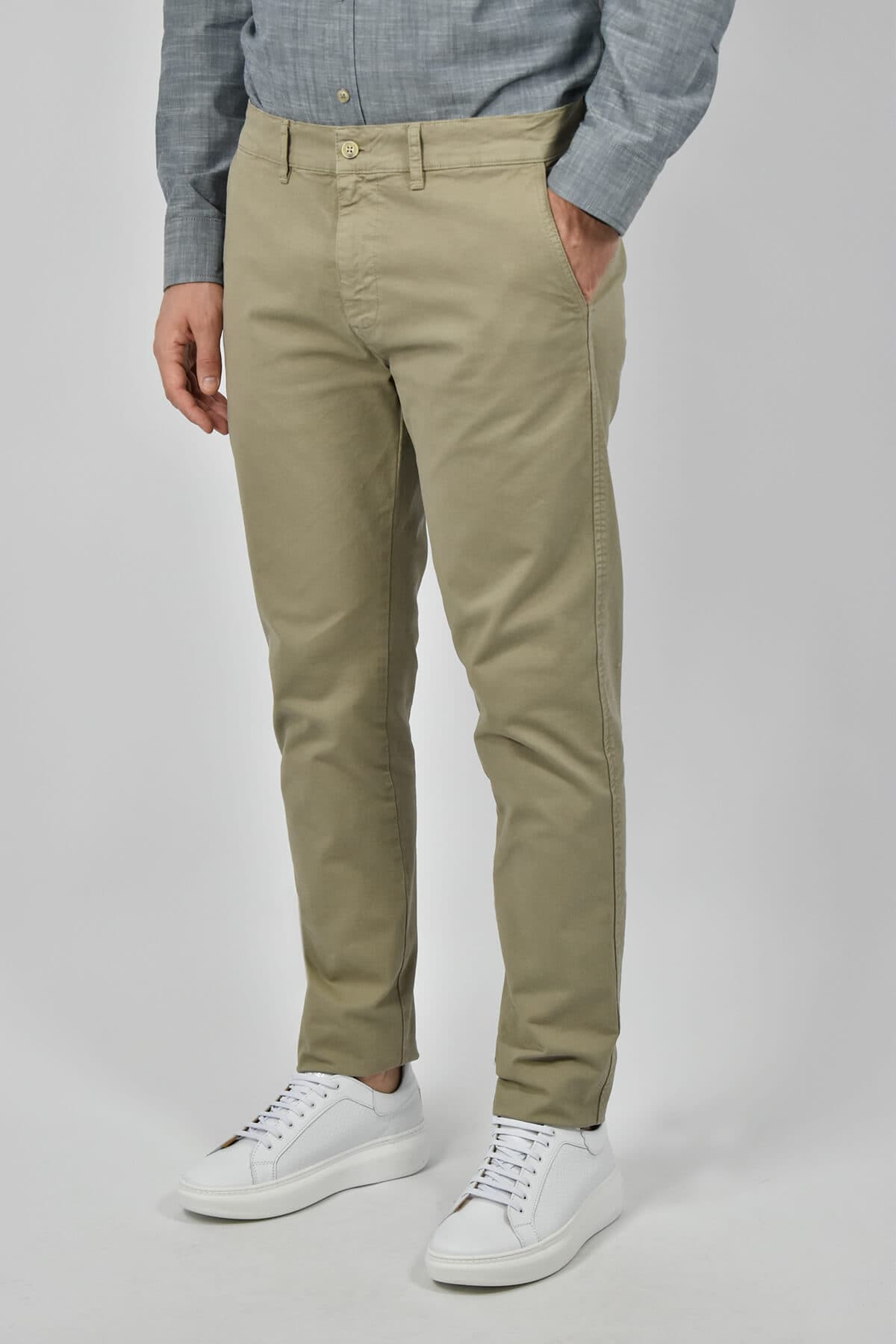 Red Wave Παντελονι Chinos - Καφέ - KELER MAX SKINNY PISA 2