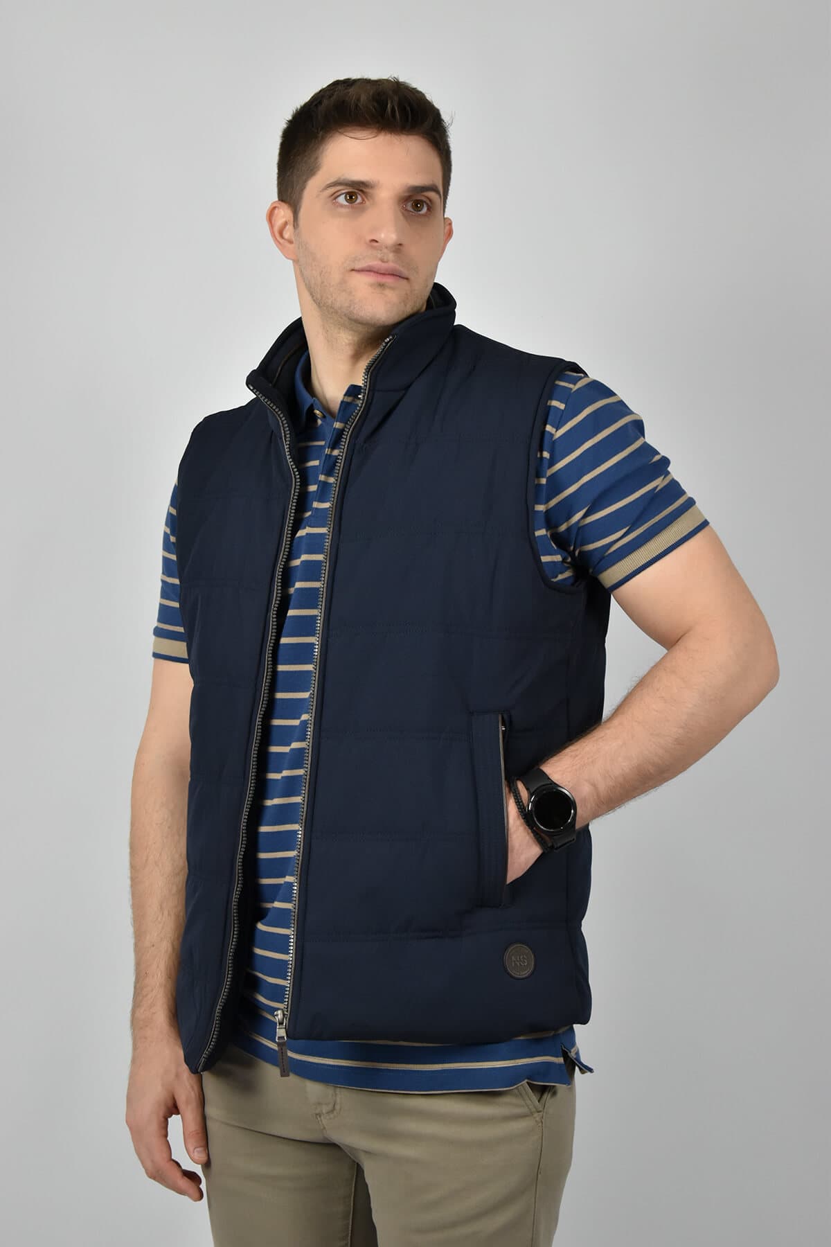 North Star Αμάνικο Μπουφάν - Σκούρο‌‌ μπλε - 301J10