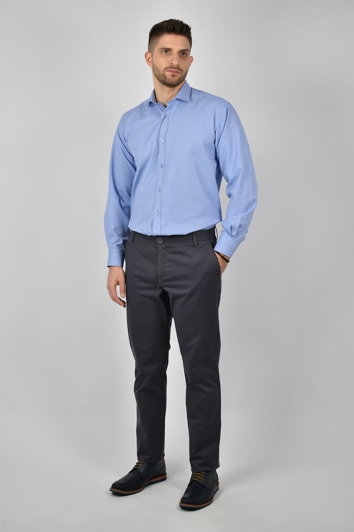 Men's Chino Pants Gio.S Gray