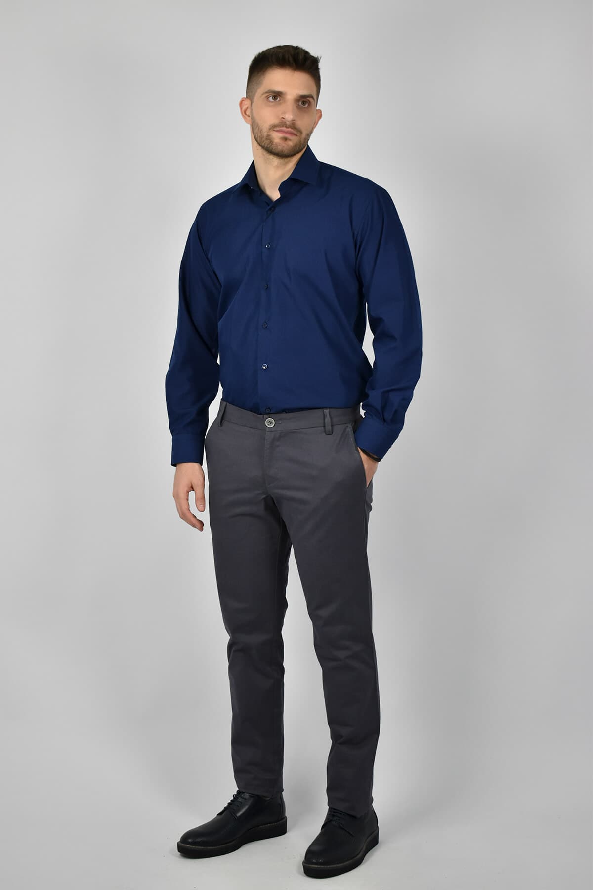 Men's Chino Pants Gio.S Gray