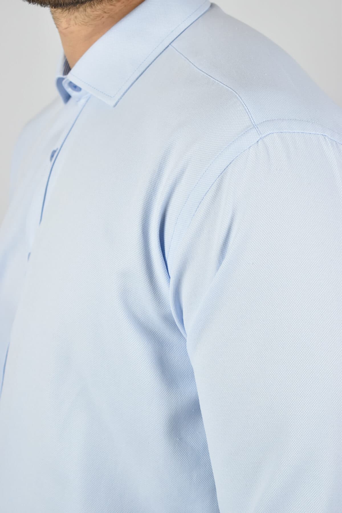 Men's Shirts Leonardo Uomo Blue