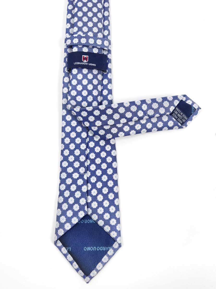 Leonardo Uomo Γραβάτα Με Μαντήλι Με Λουλούδια