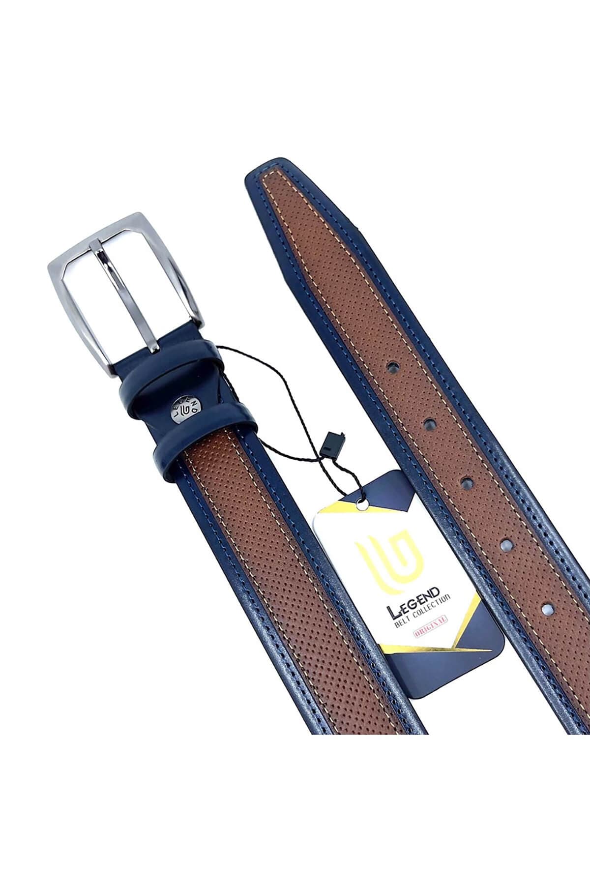 Legend Accessories ερμάτινη Ζώνη Δίχρωμη