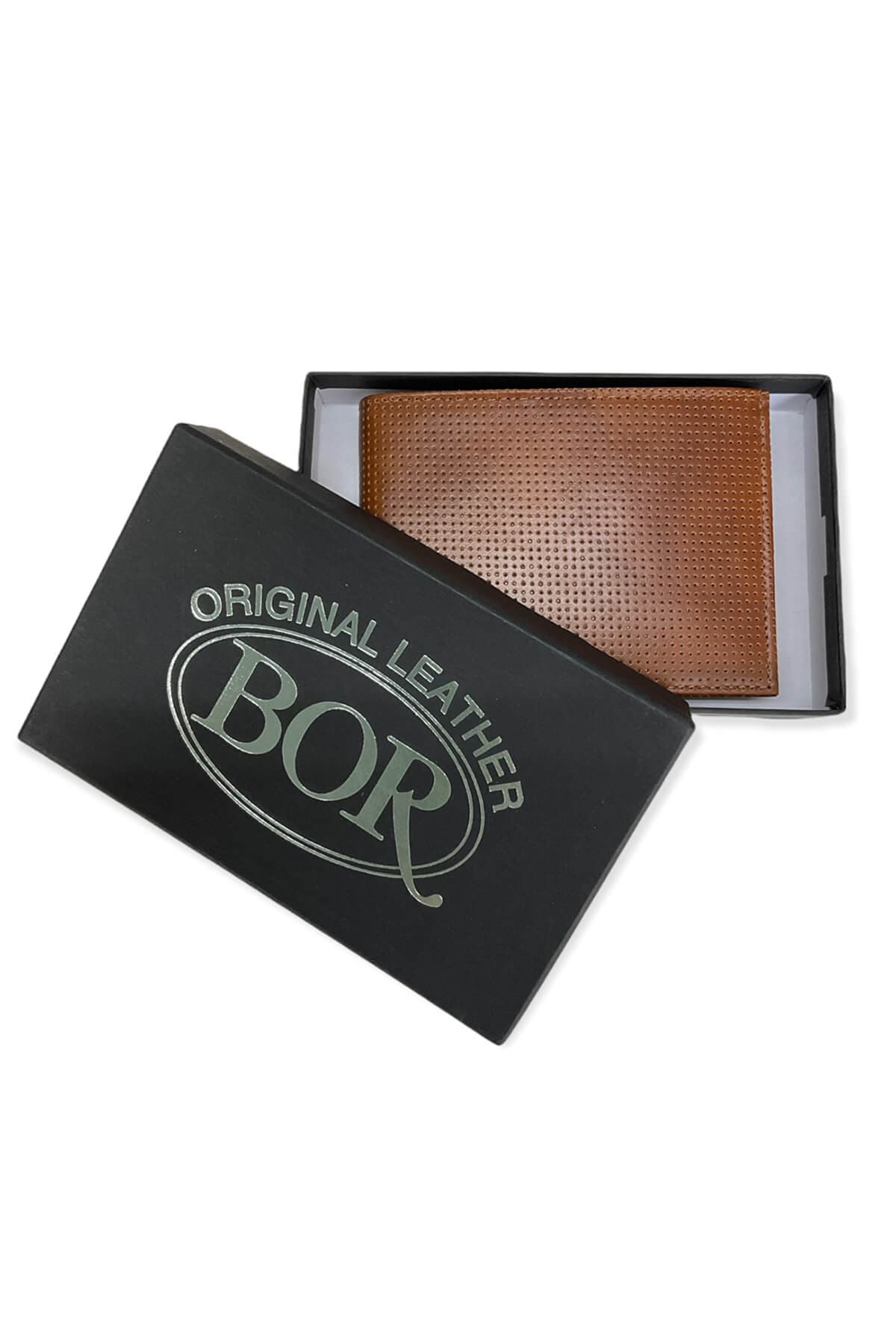 Bor Δερμάτινο Πορτοφόλι Ανάγλυφο