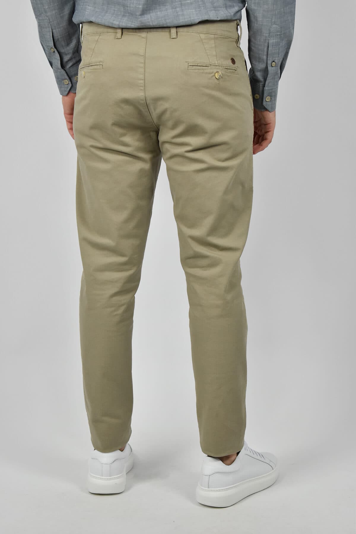 Men's Chino Pants Red Wave Beige