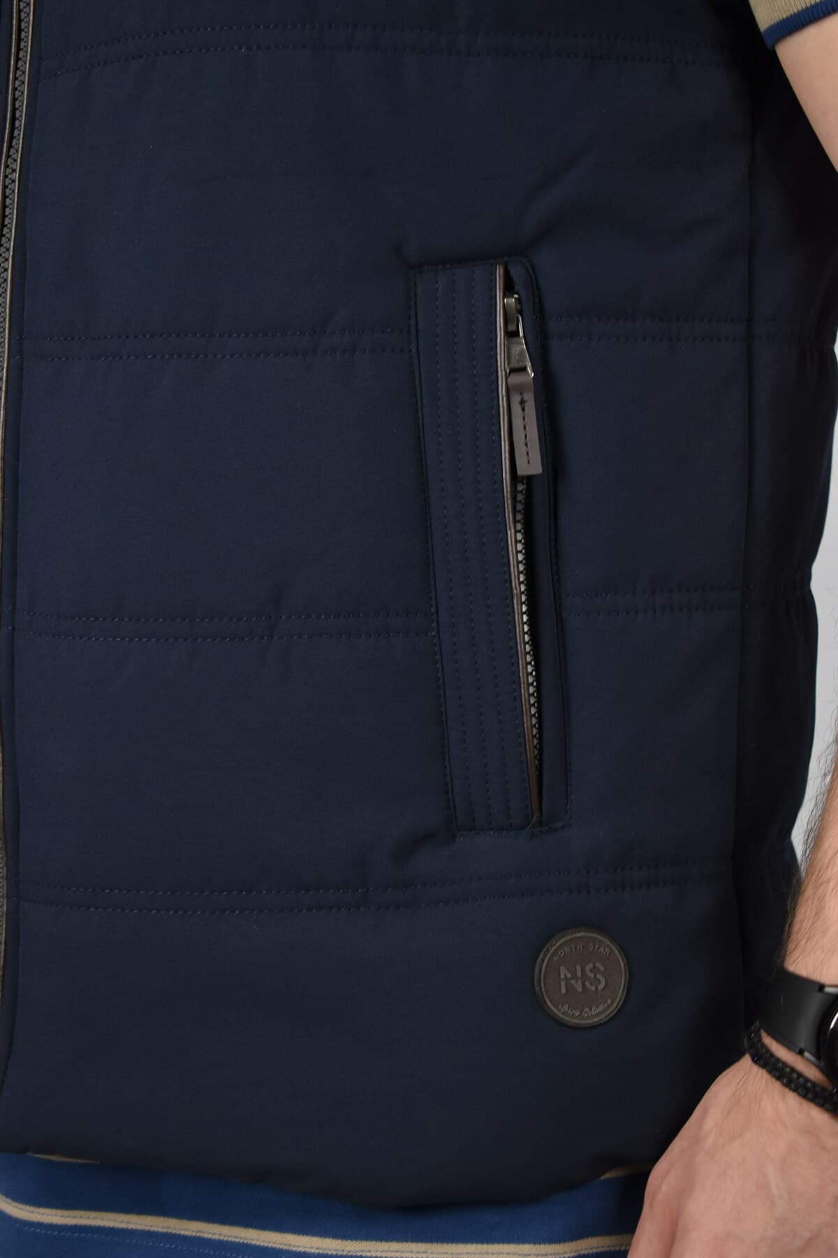 North Star Αμάνικο Μπουφάν - Σκούρο‌‌ μπλε - 301J10