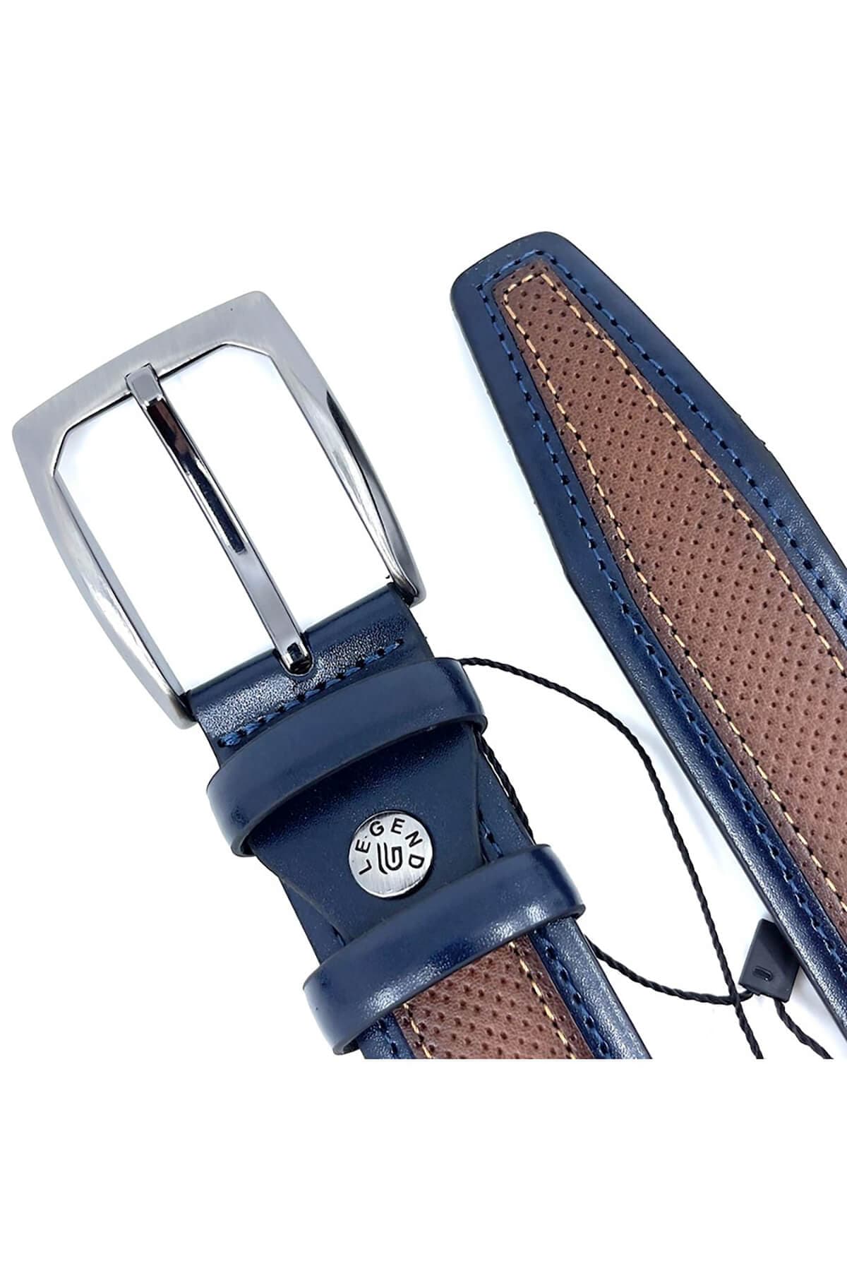 Legend Accessories ερμάτινη Ζώνη Δίχρωμη