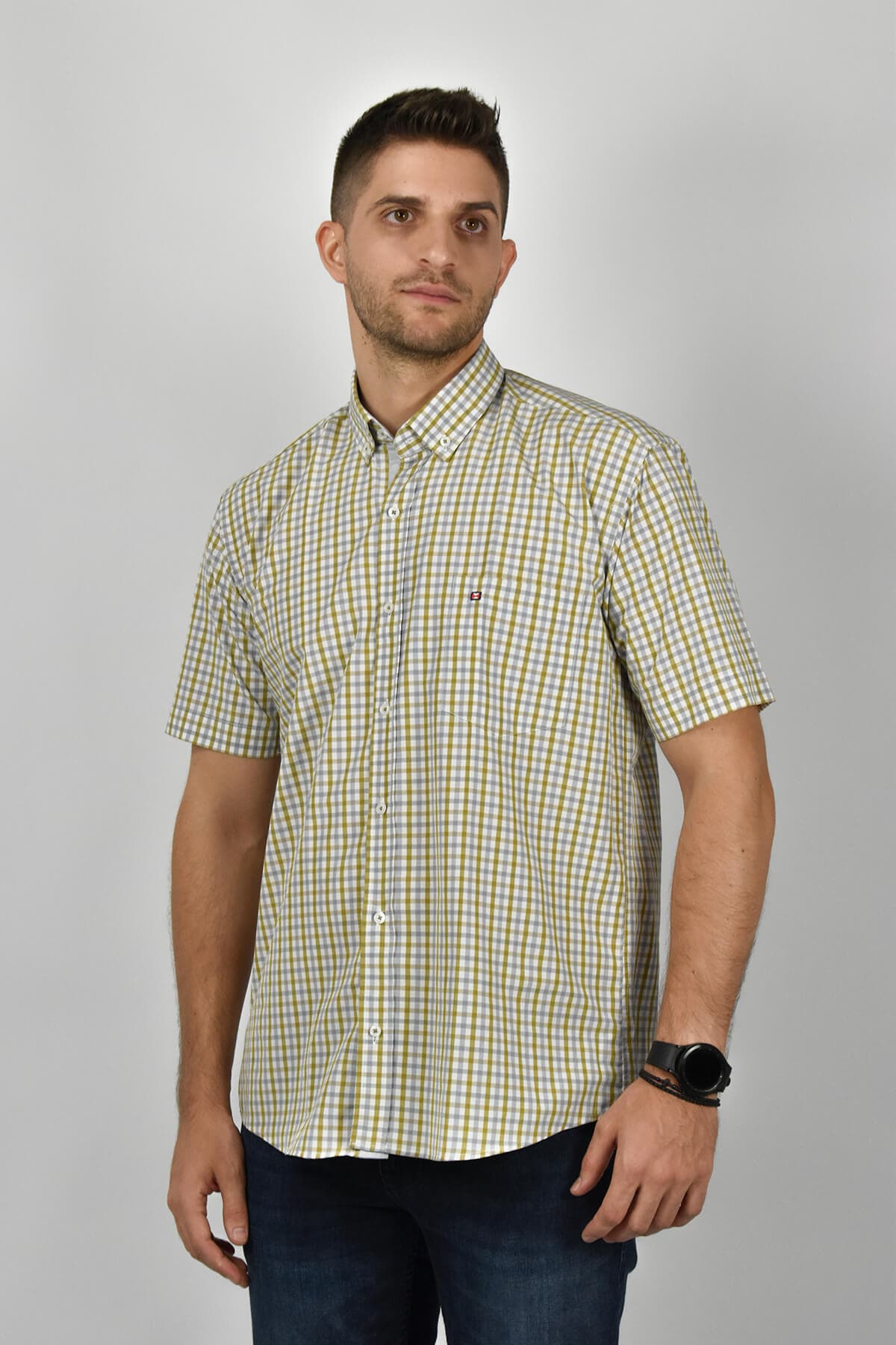 Antonio Morello Καρό Πουκάμισο