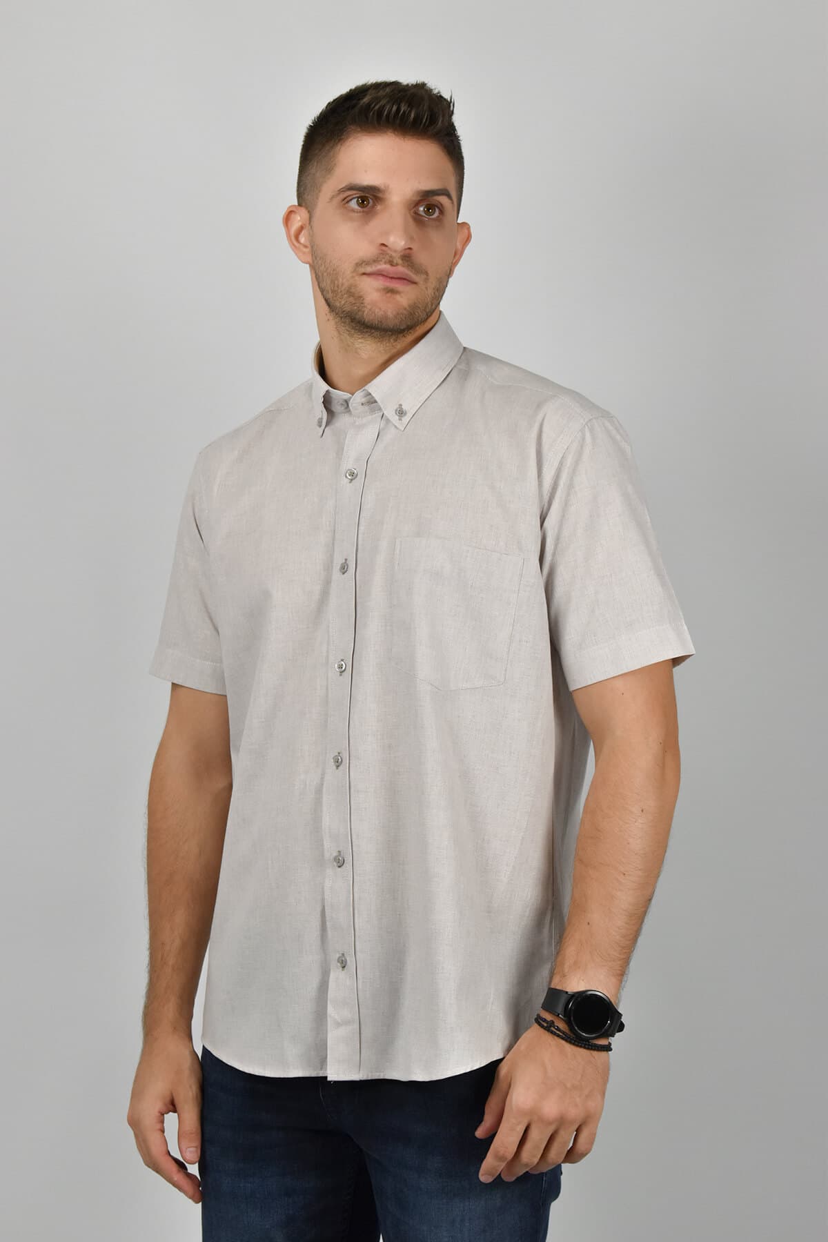 Men's Shirts Rammazzoti Beige