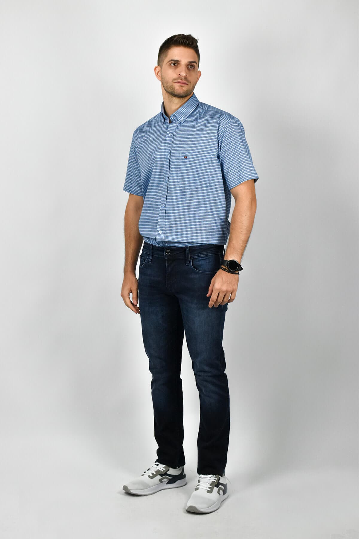 Antonio Morello Καρό Πουκάμισο