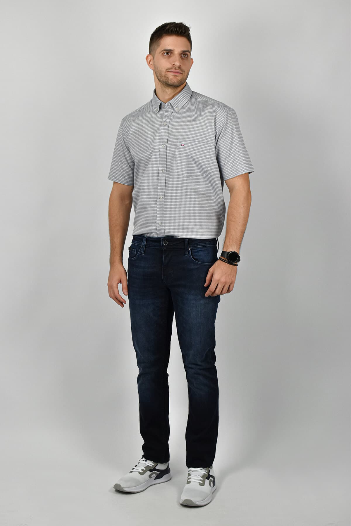 Antonio Morello Καρό Πουκάμισο