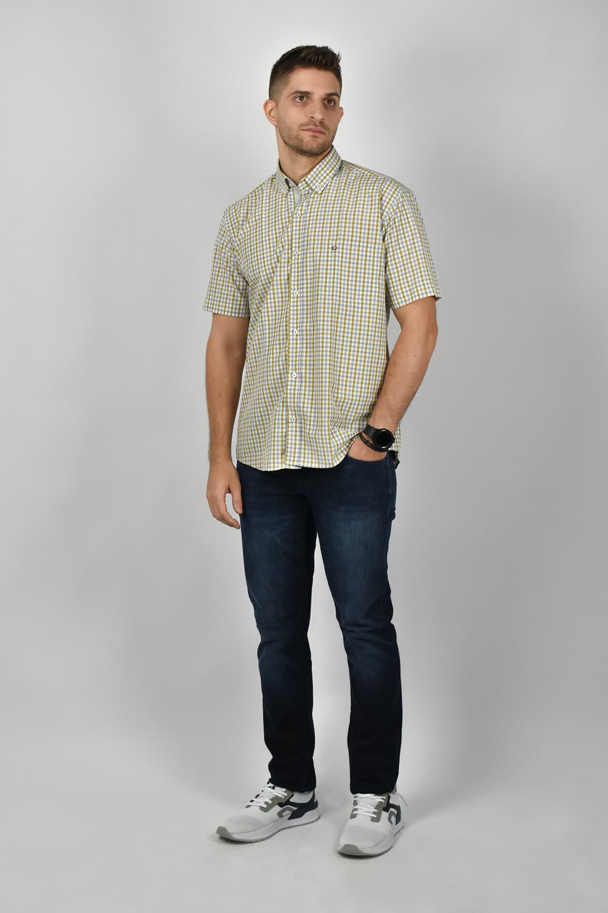 Antonio Morello Καρό Πουκάμισο