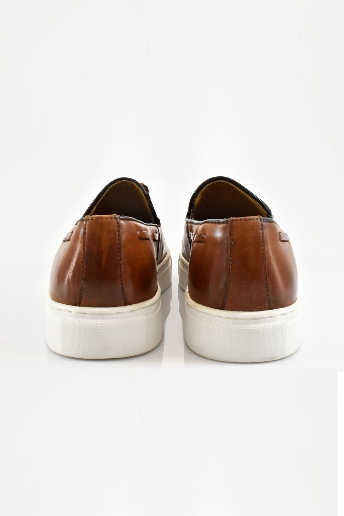 Giacomo Carlo Leather Loafer - Μπεζ - LL Z-433