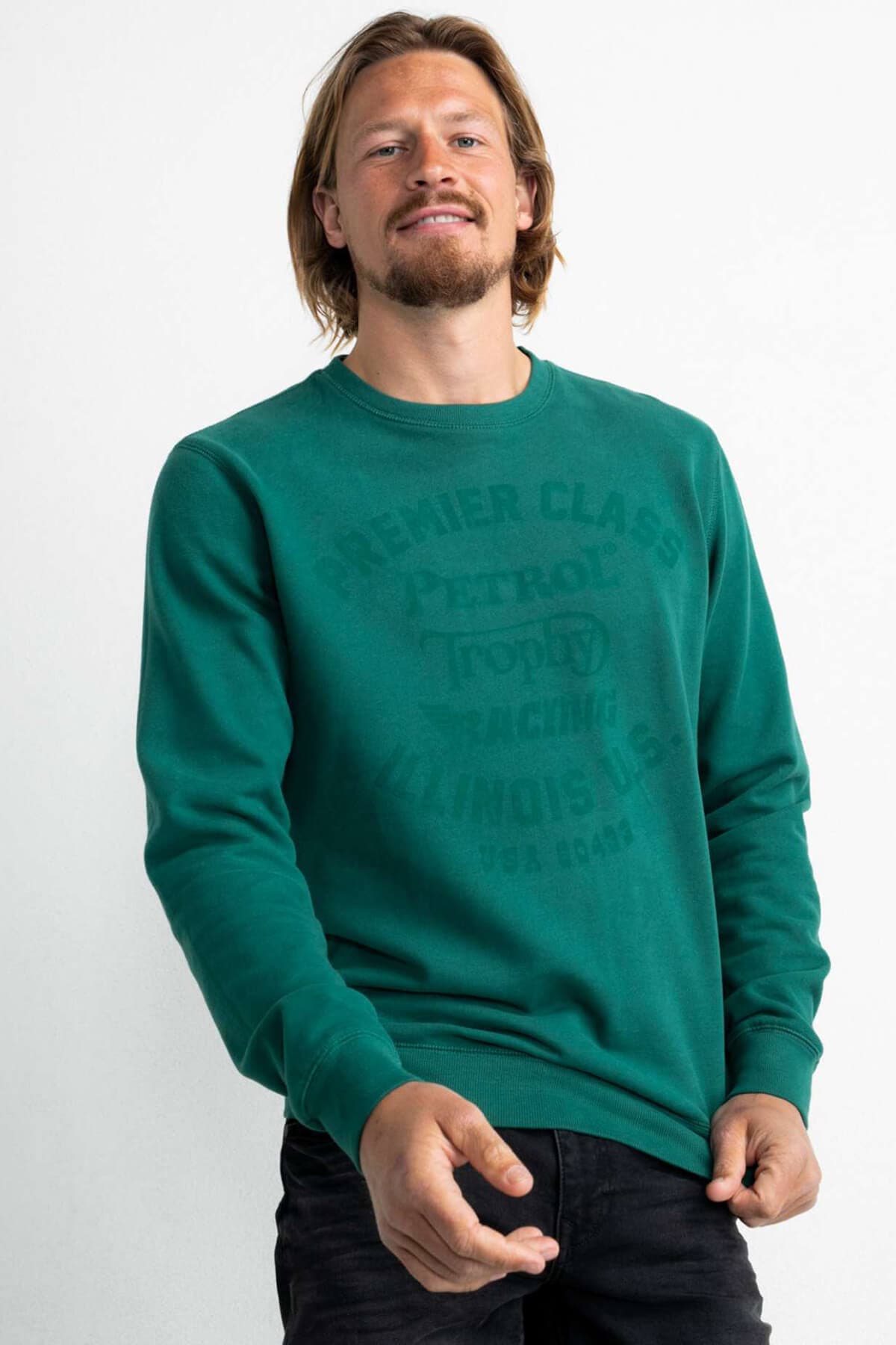 Petrol Industries Μπλούζα Φούτερ Με Artwork