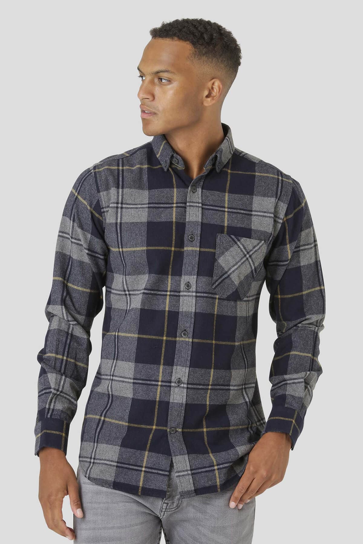 Marcus Καρό Πουκάμισο Από Φανέλα Farrel