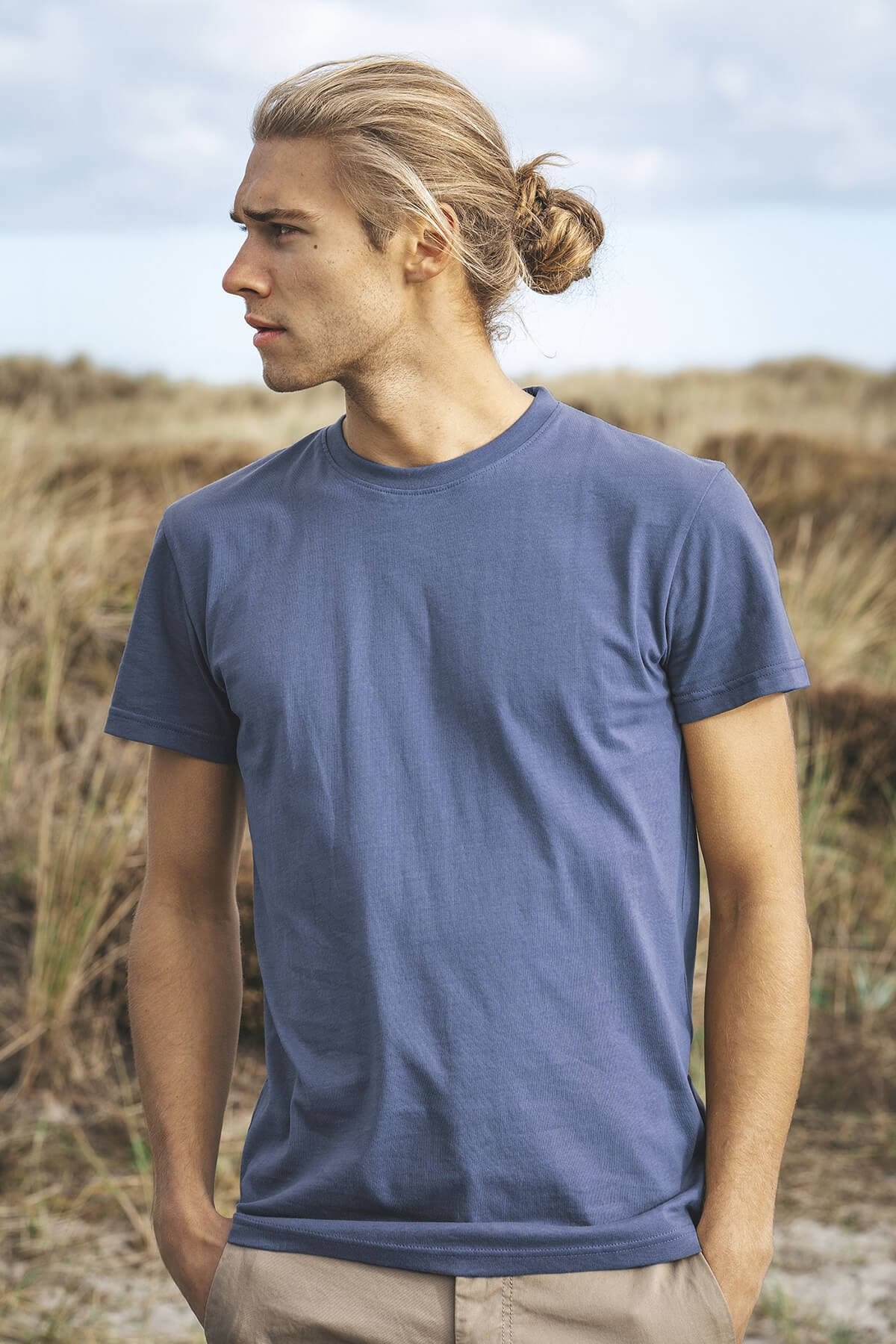 Marcus Organic Basic T-Shirt Roxy 22 SS - Σκούρο‌‌ μπλε