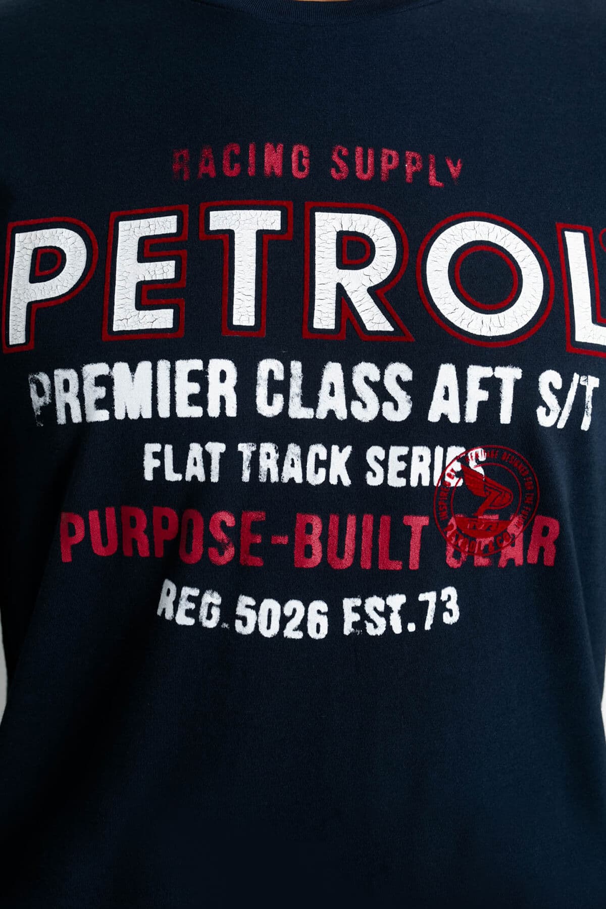 Petrol Industries Μπλούζα Με Artwork - Σκούρο‌‌ μπλε