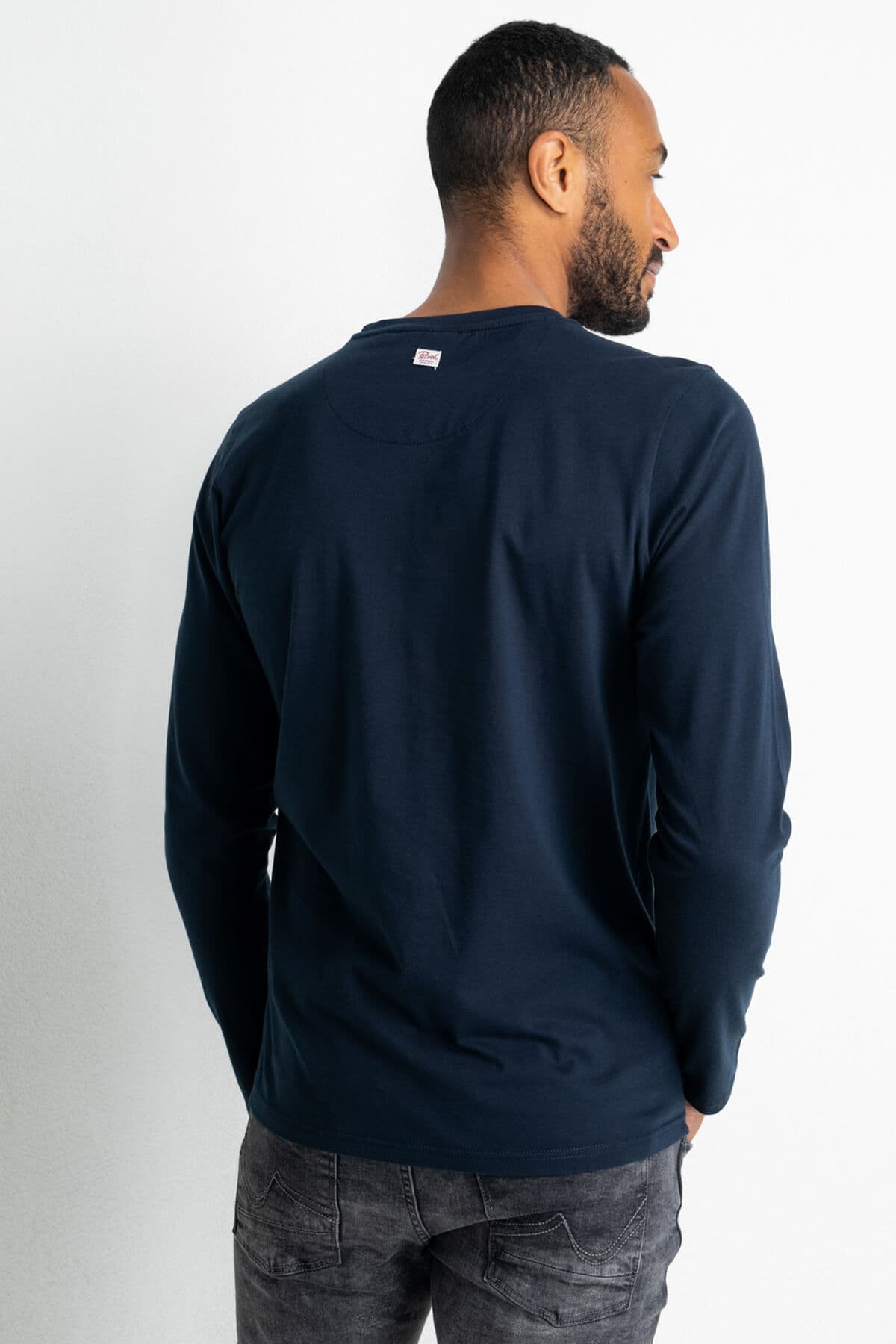 Petrol Industries Μπλούζα Με Artwork - Σκούρο‌‌ μπλε