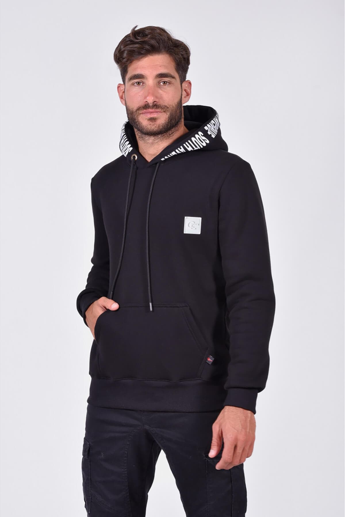 Clever Μπλούζα Φούτερ Με Κουκούλα