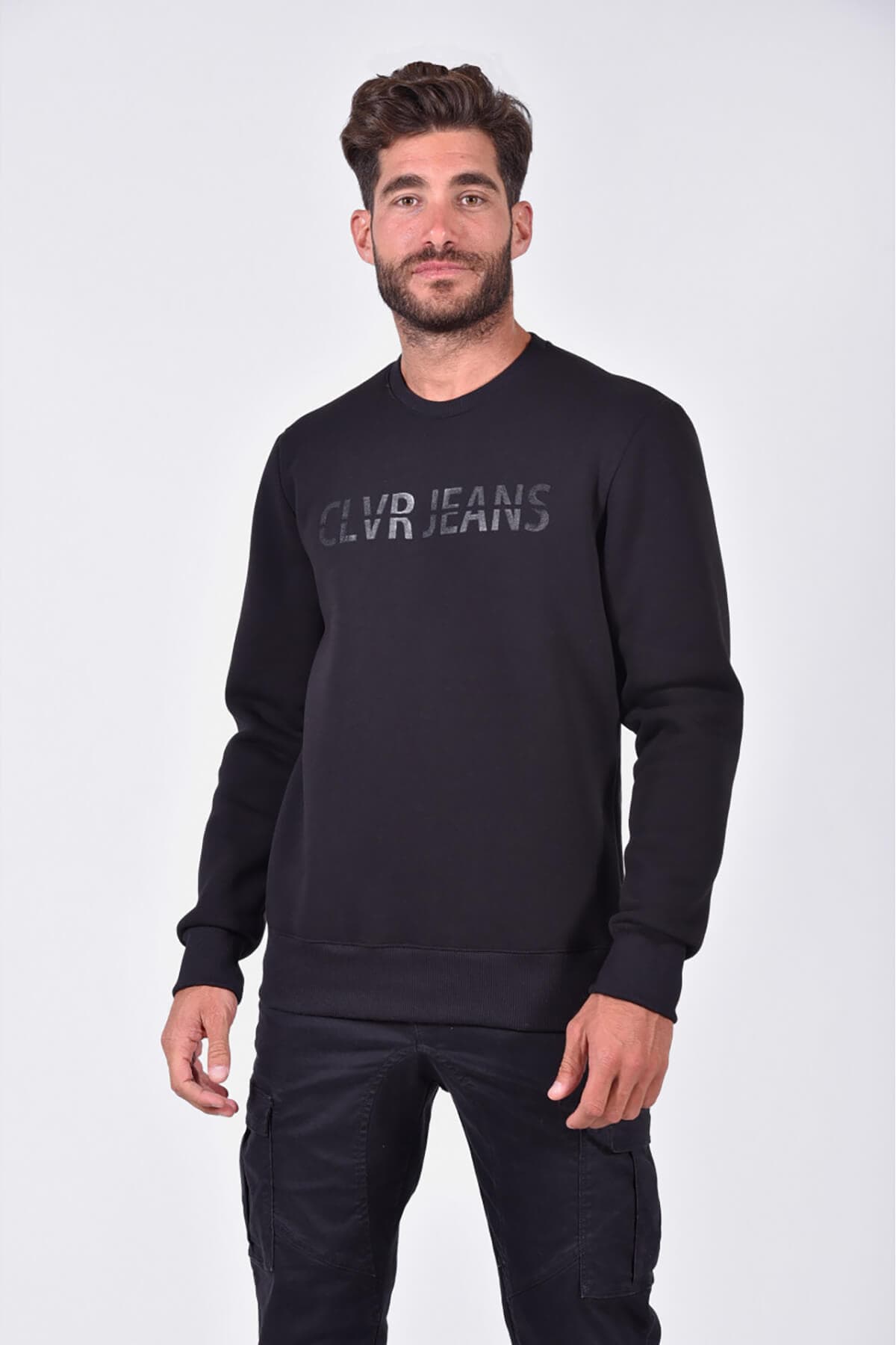 Clever Μπλούζα Φούτερ Με Λογότυπο