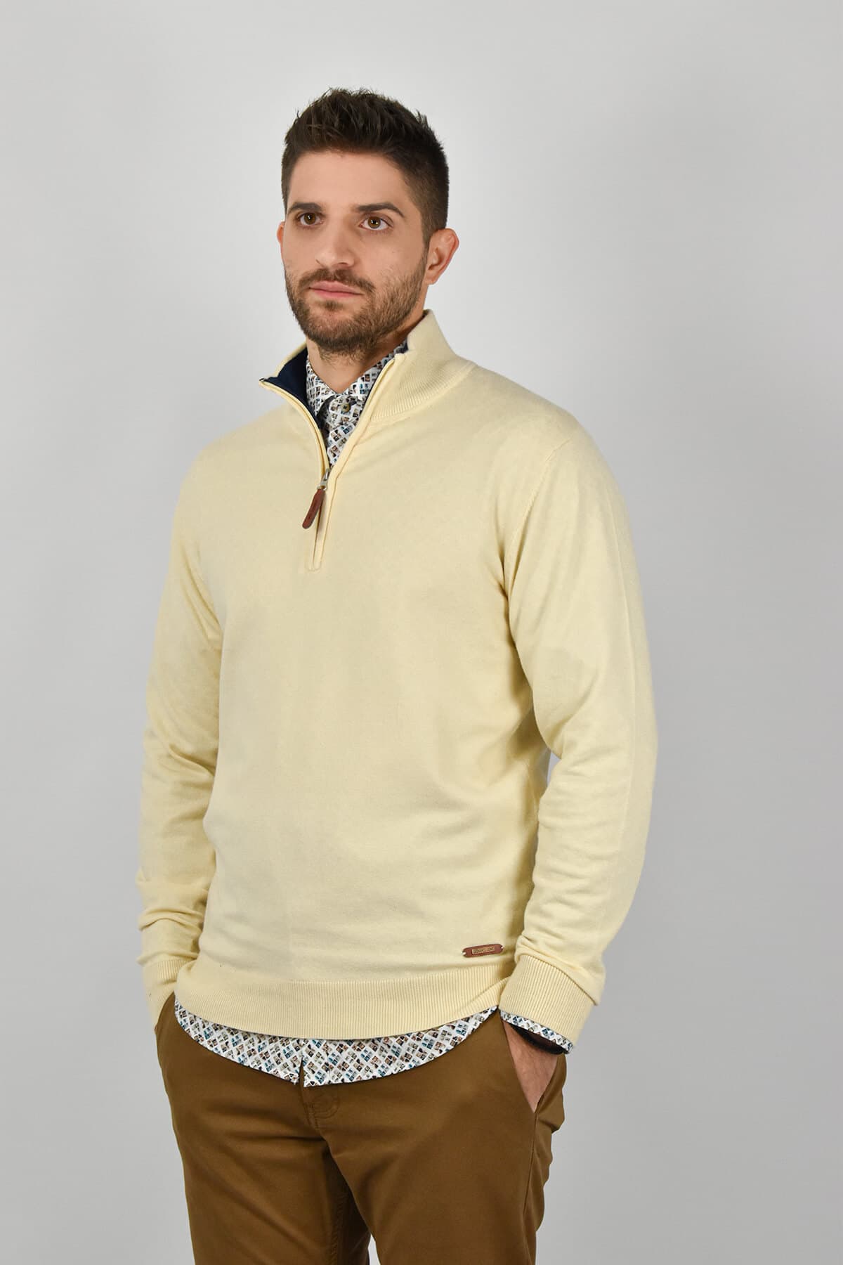 Men's Sweaters Leonardo Uomo Blue