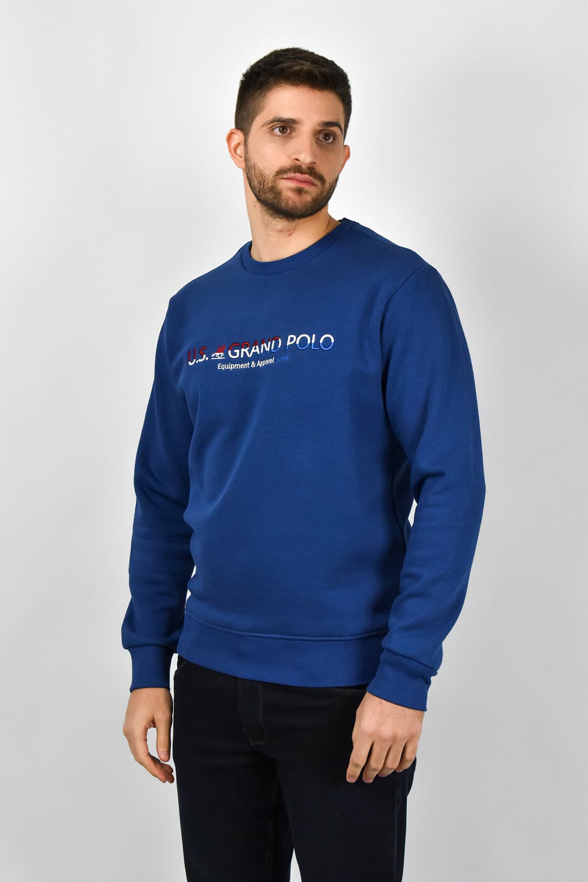 U.S. Grand Polo Μπλουζα Φούτερ Mε Λογότυπο