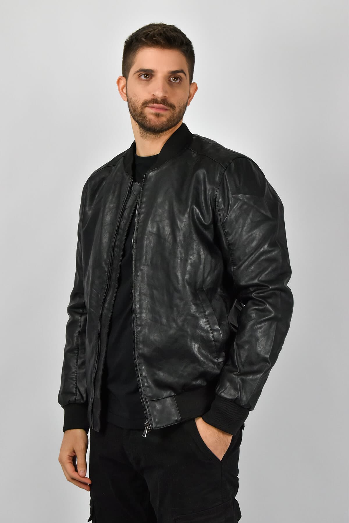 Men's Leather Jackets Urbane Fashion Red