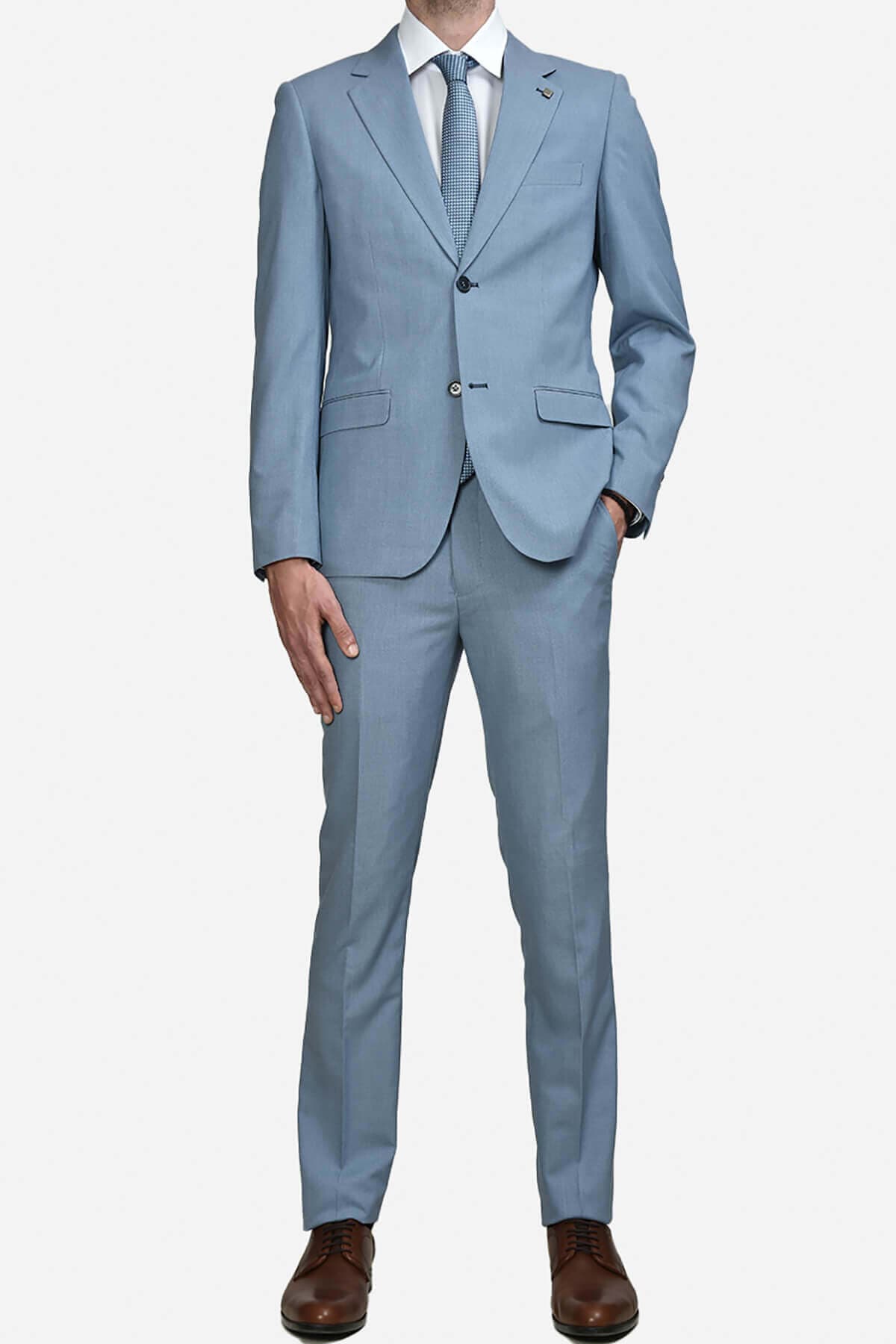 Men's Suits Leonardo Uomo Blue