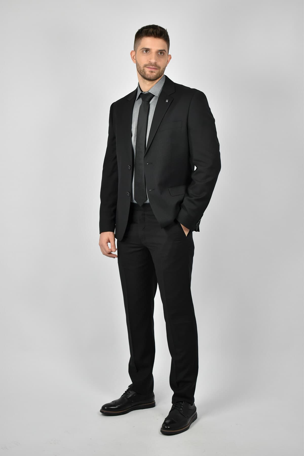 Men's Suits Leonardo Uomo Black