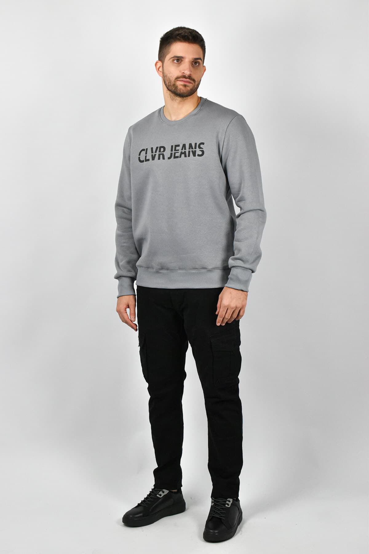 Clever Μπλούζα Φούτερ Με Λογότυπο