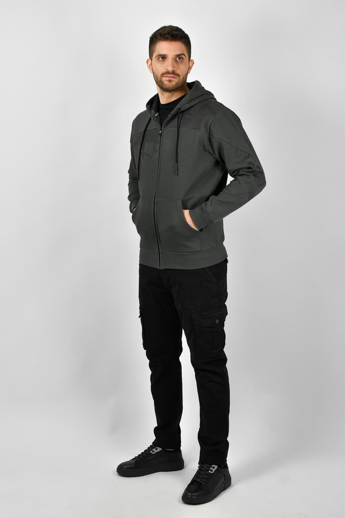 U.S. Grand Polo Φούτερ Ζακέτα Με Κουκούλα