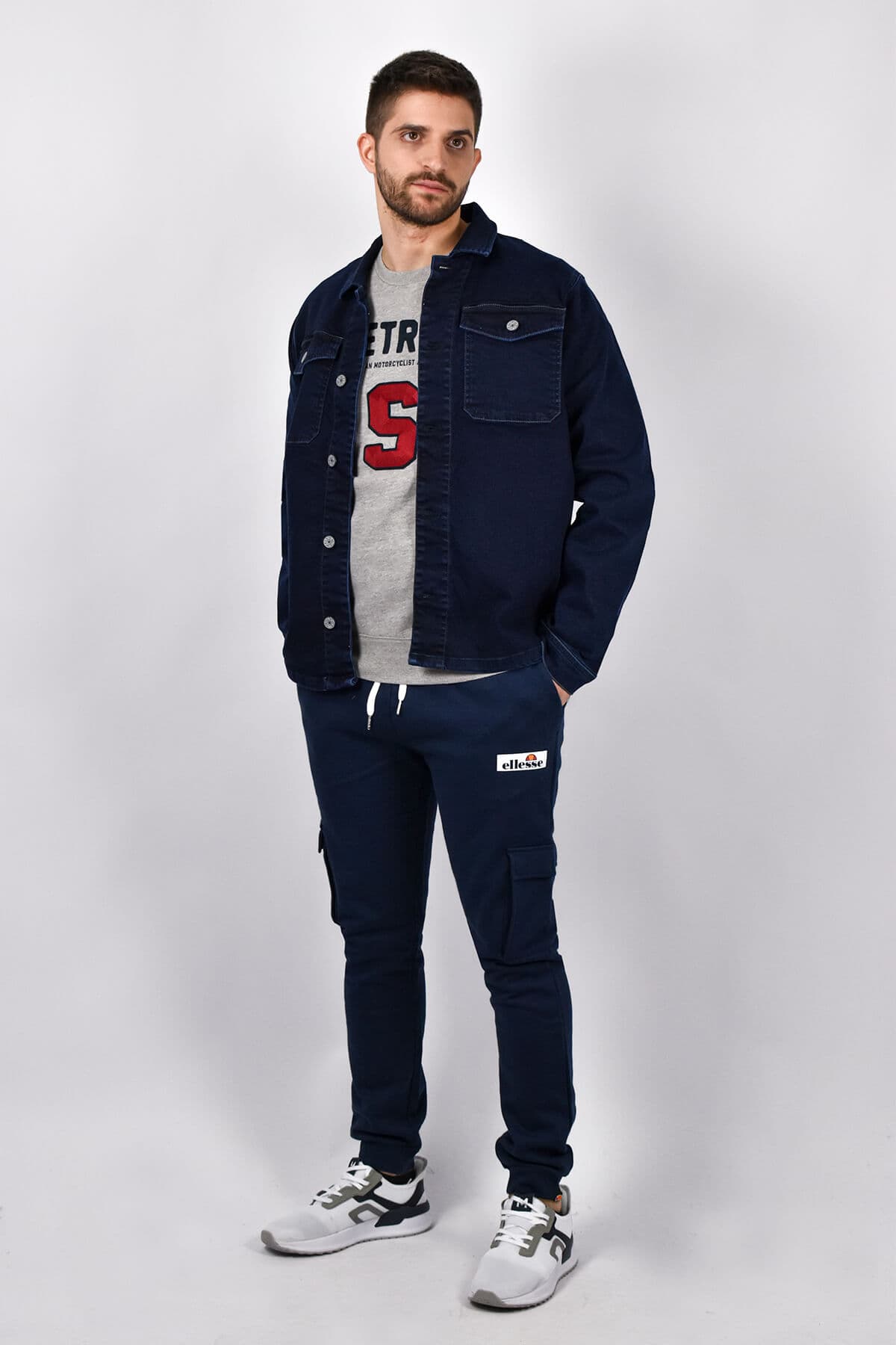 Marcus Denim Overshirt Basil 2123 - Σκούρο‌‌ μπλε