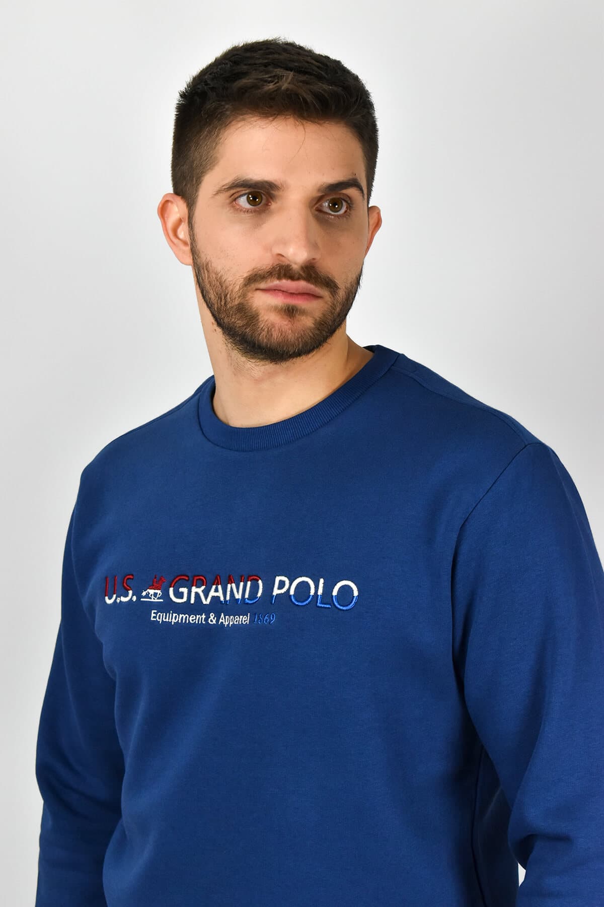 U.S. Grand Polo Μπλουζα Φούτερ Mε Λογότυπο