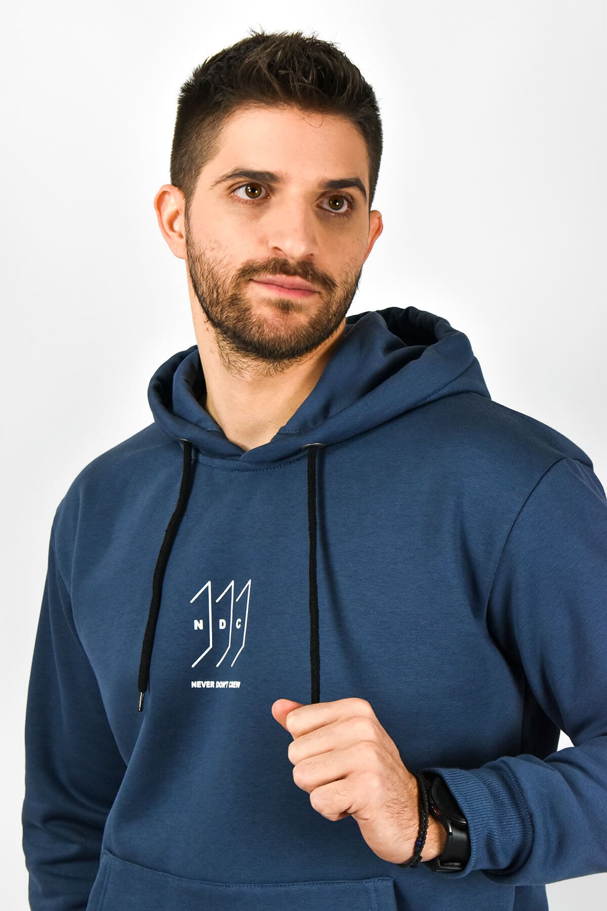 NDC Μπλούζα Φούτερ Με Κουκούλα Block Reflect