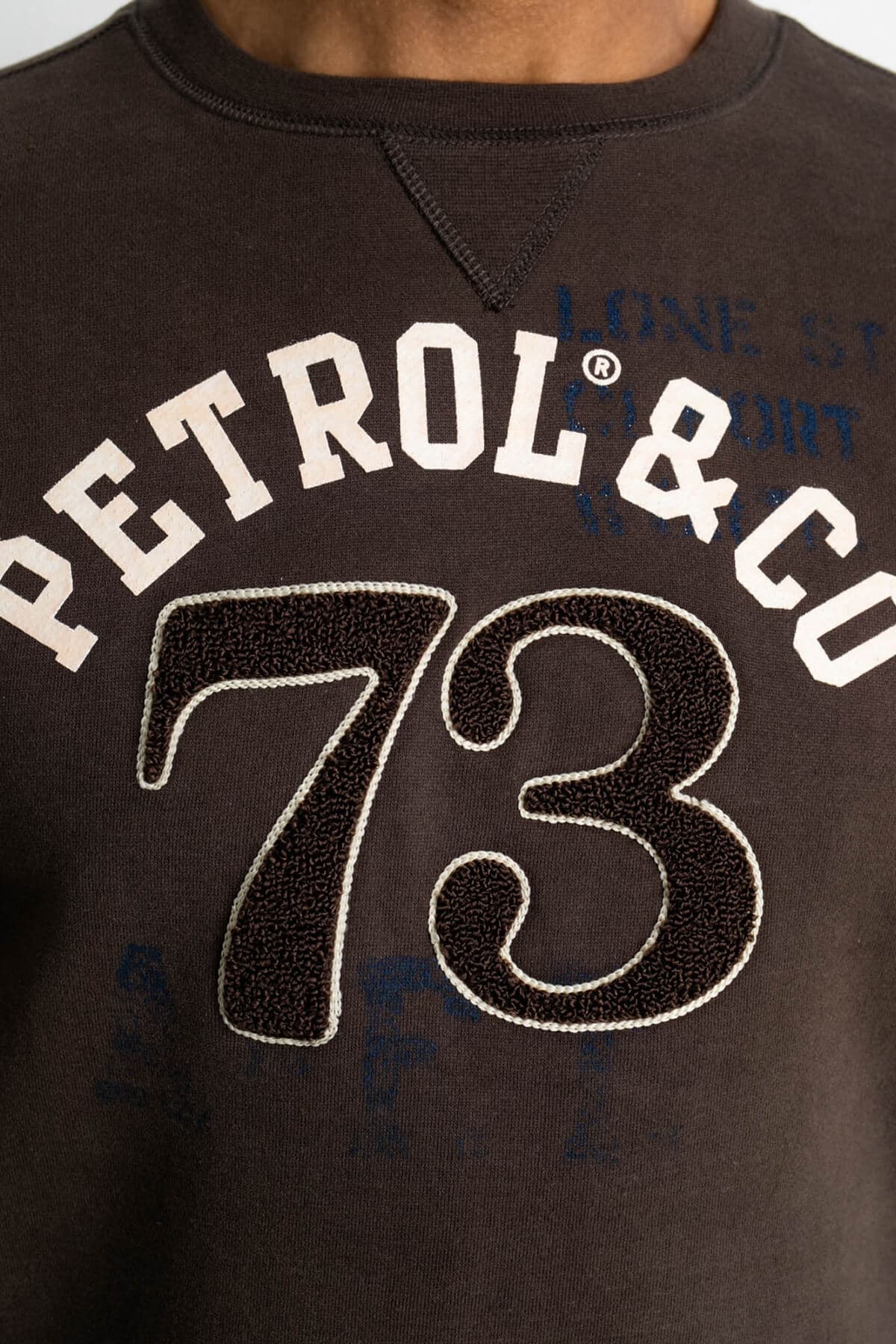 Petrol Industries Φούτερ Με Κεντητό Logo