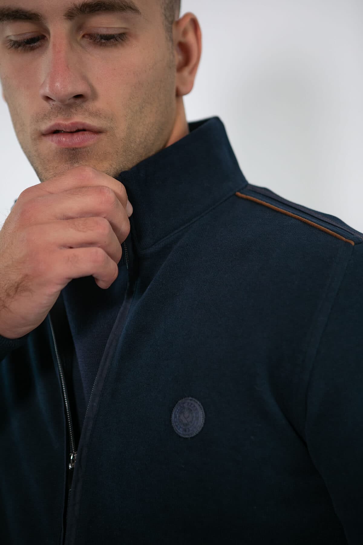 Side Effect Πλεκτή Ζακέτα - Σκούρο‌‌ μπλε