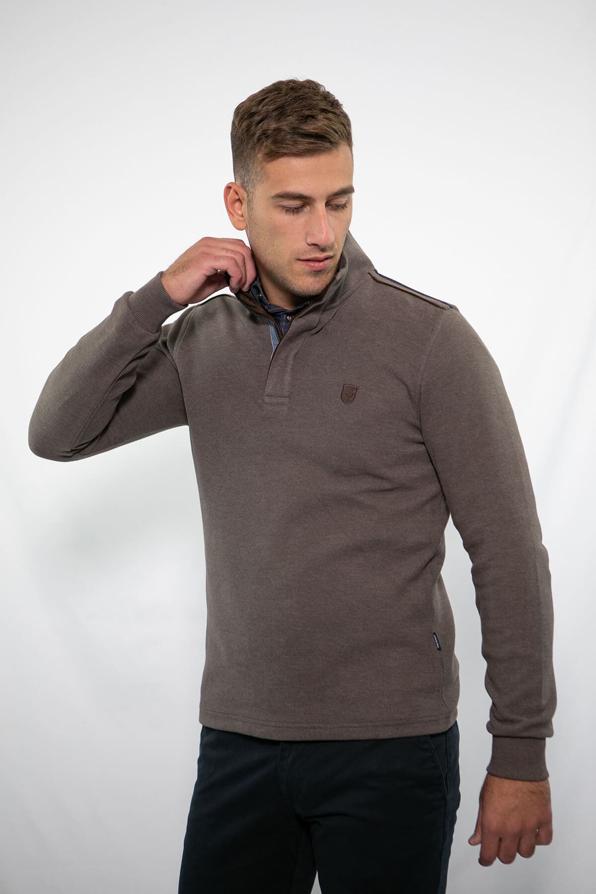 Side Effect Πουλόβερ Με Ψιλό Γιακά