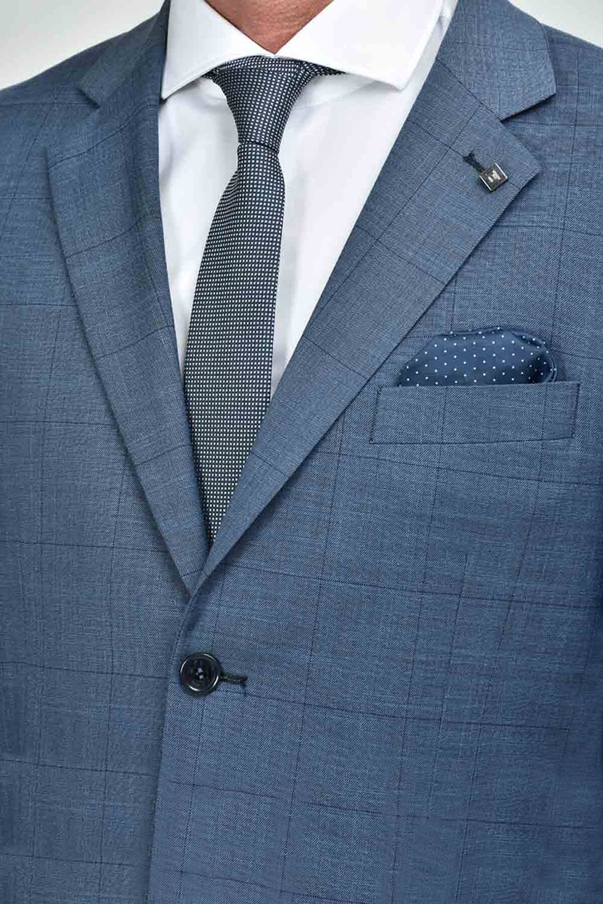 Leonardo Uomo Καρό Κοστούμι