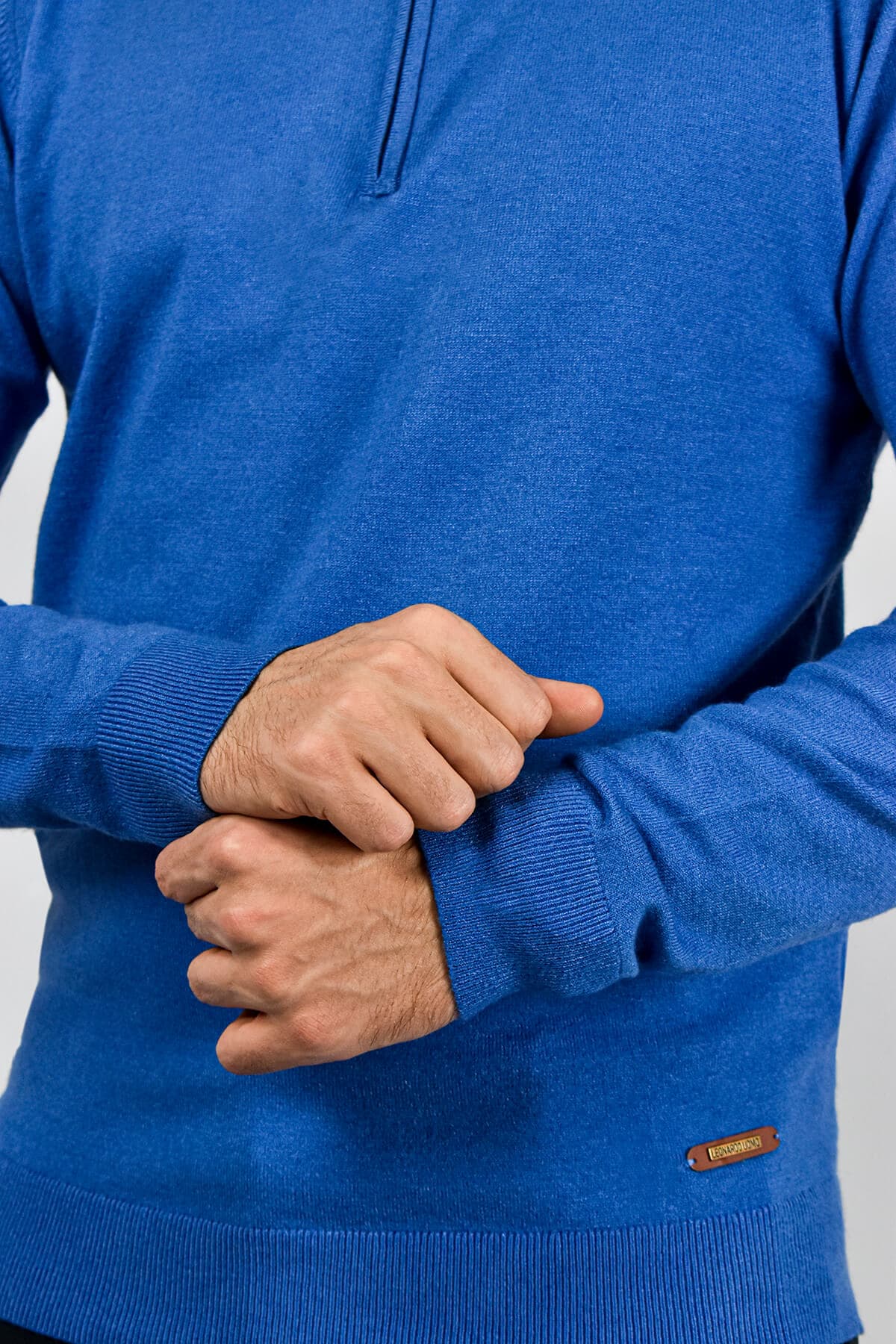 Leonardo Uomo Πουλόβερ Με Φερμουάρ