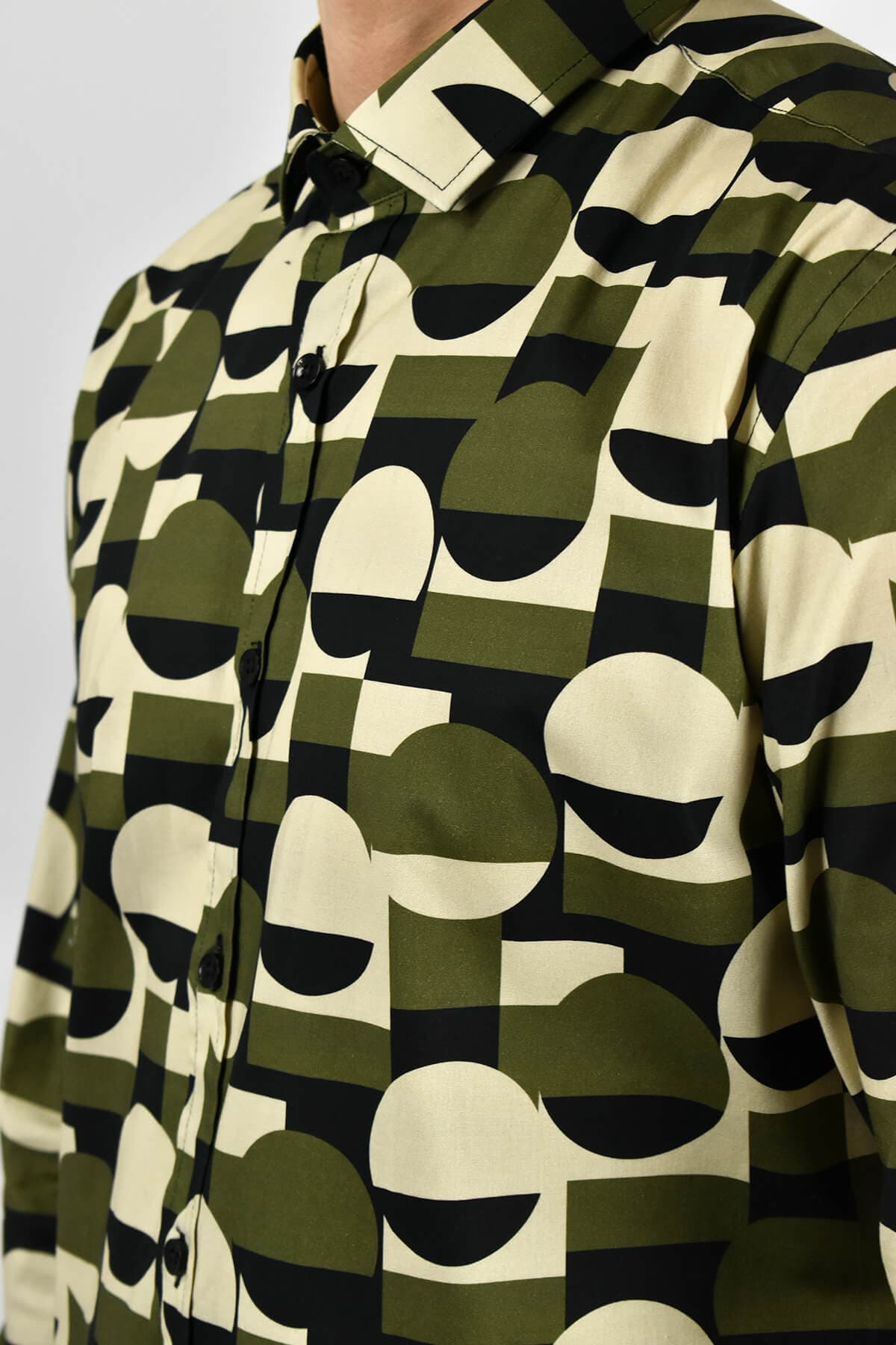 Makan Πουκάμισο Με Σχέδιο Bocio