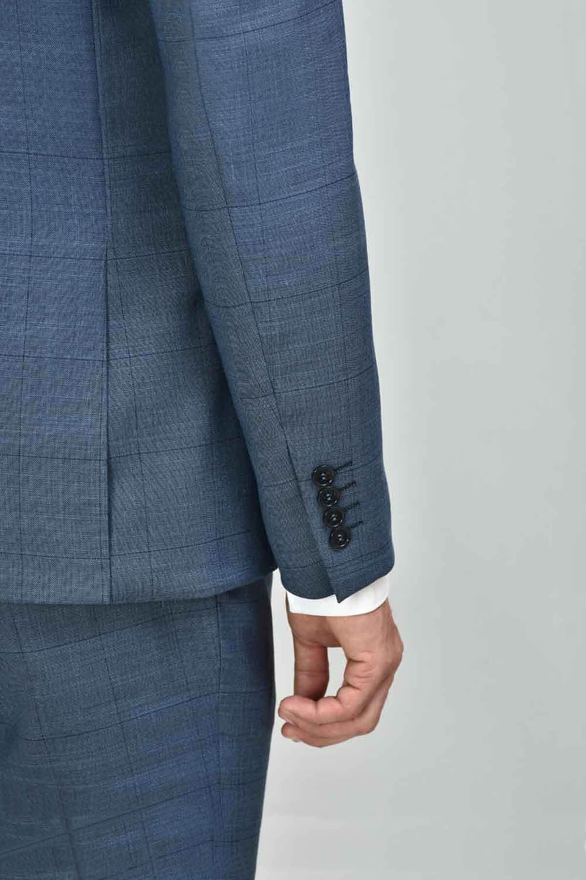 Leonardo Uomo Καρό Κοστούμι