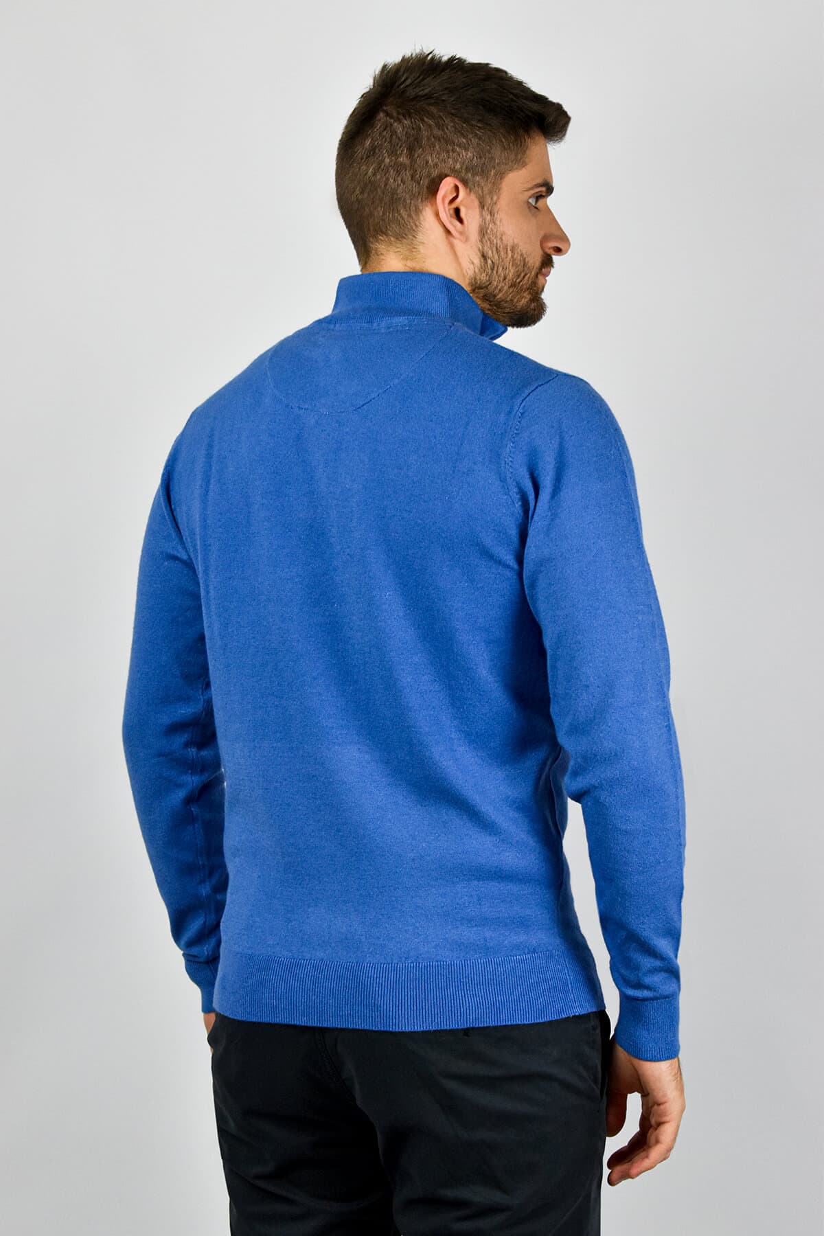 Leonardo Uomo Πουλόβερ Με Φερμουάρ