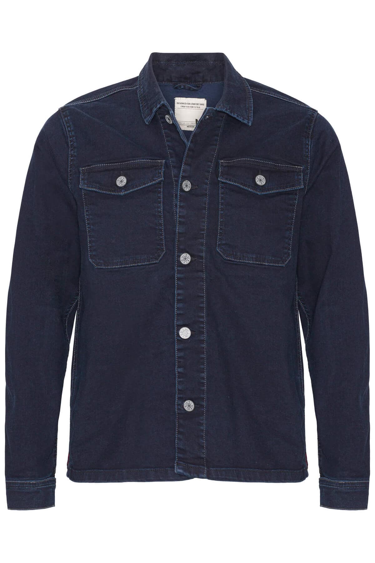 Marcus Denim Overshirt Basil 2123 - Σκούρο‌‌ μπλε