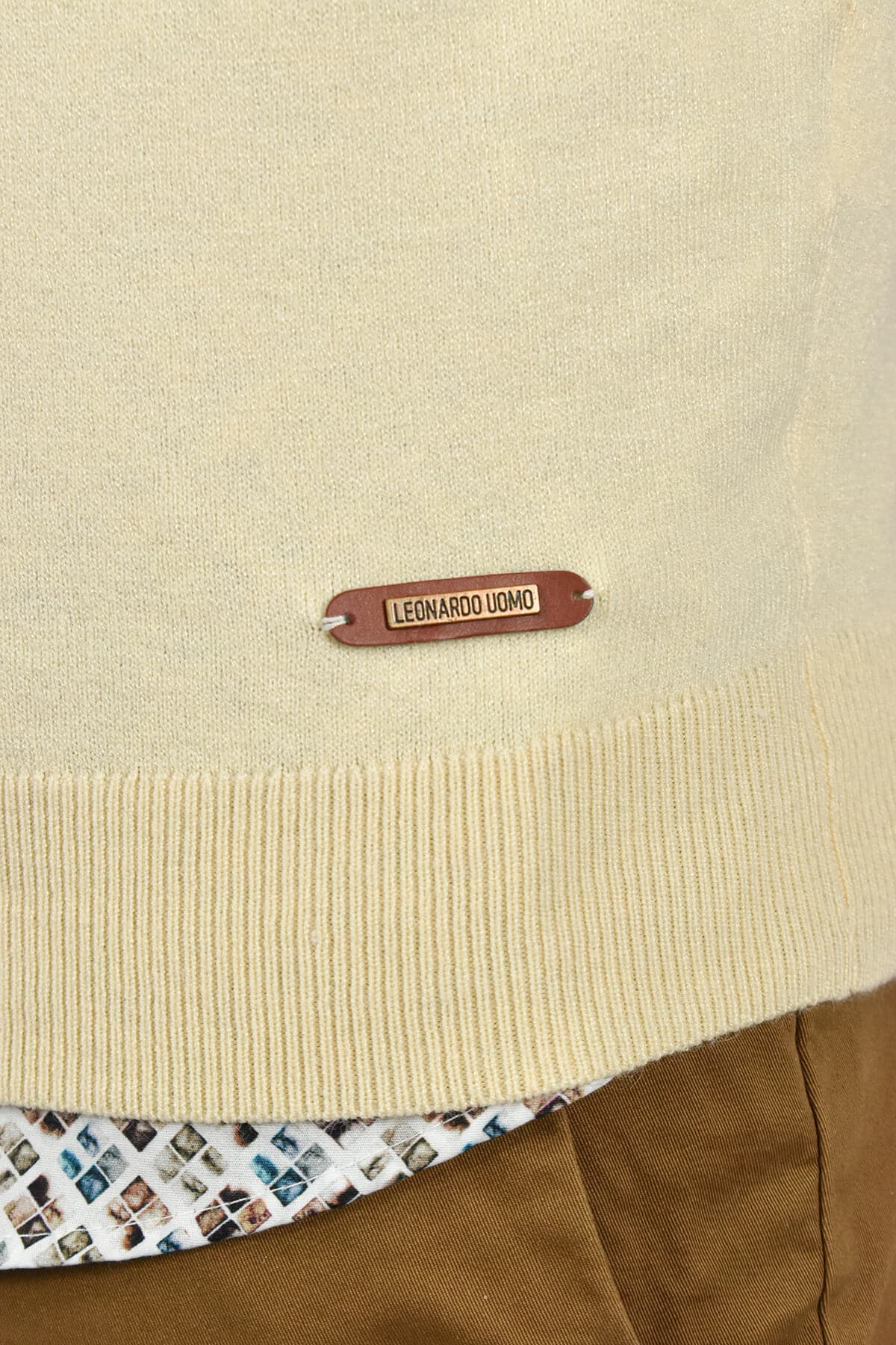 Leonardo Uomo Πουλόβερ Με Φερμουάρ